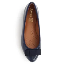 Women Soleil Wide Leather Ballet Pumps -