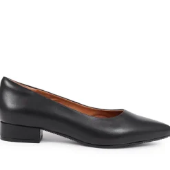 Women Sunstone Wide Leather Court Shoes -
