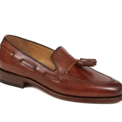 Loake Utah1 Leather Tassel Loafers -