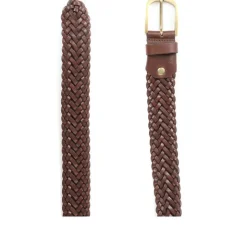 Jones Bootmaker Vancouver Men's Braided Leather Belt -