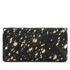 Women Jones Bootmaker Wylie Fold-Over Metallic Clutch -