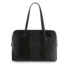 Women Jones Bootmaker Wynter Croc Leather Shoulder Bag -