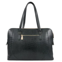Women Jones Bootmaker Wynter Croc Leather Shoulder Bag -