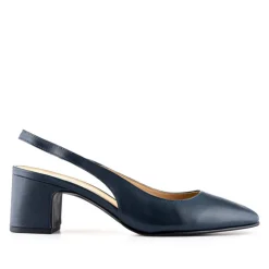 Women Xayna Leather Slingback Court Shoes -