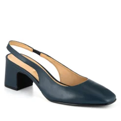 Women Xayna Leather Slingback Court Shoes -
