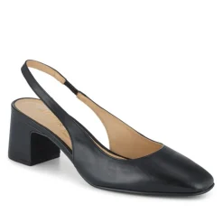 Women Xayna Leather Slingback Court Shoes -