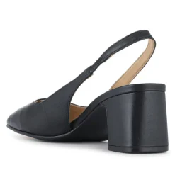 Women Xayna Leather Slingback Court Shoes -