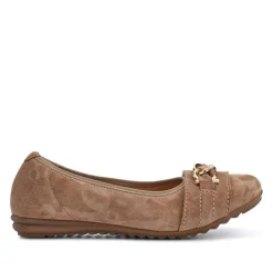 Women Jones Bootmaker Yvette Leather Wide-Fit Ballet Pumps -