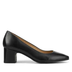 Women Jones Bootmaker Zadie Wide-Fit Smart Leather Court Shoes -