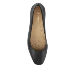 Women Jones Bootmaker Zadie Wide-Fit Smart Leather Court Shoes -