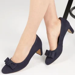 Women Jones Bootmaker Zelda Bow Detail Court Shoes -